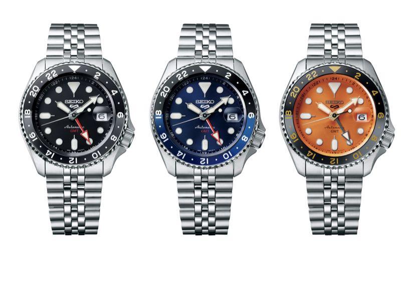 Seiko 5 SSk001/003/005 Sports Style GMT, Men's Fashion, Watches &  Accessories, Watches on Carousell