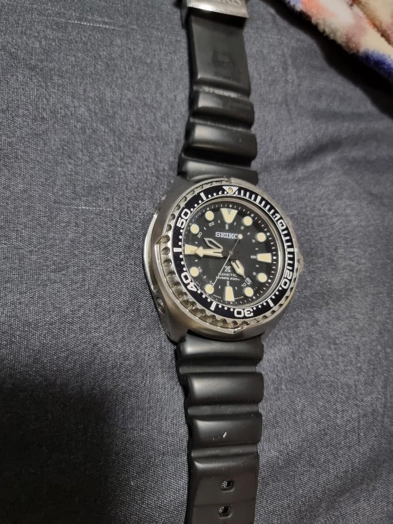 Seiko kinetic diver 5m85-0ab0 movement, Luxury, Watches on Carousell