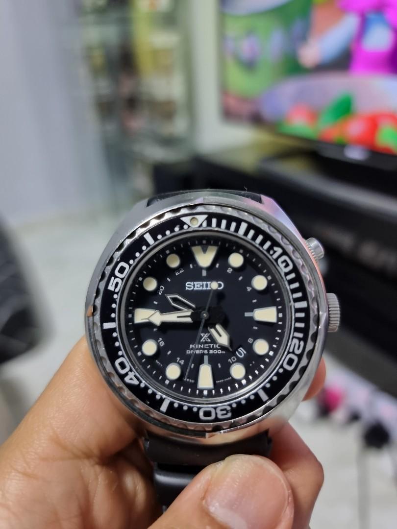 Seiko kinetic diver 5m85-0ab0 movement, Luxury, Watches on Carousell