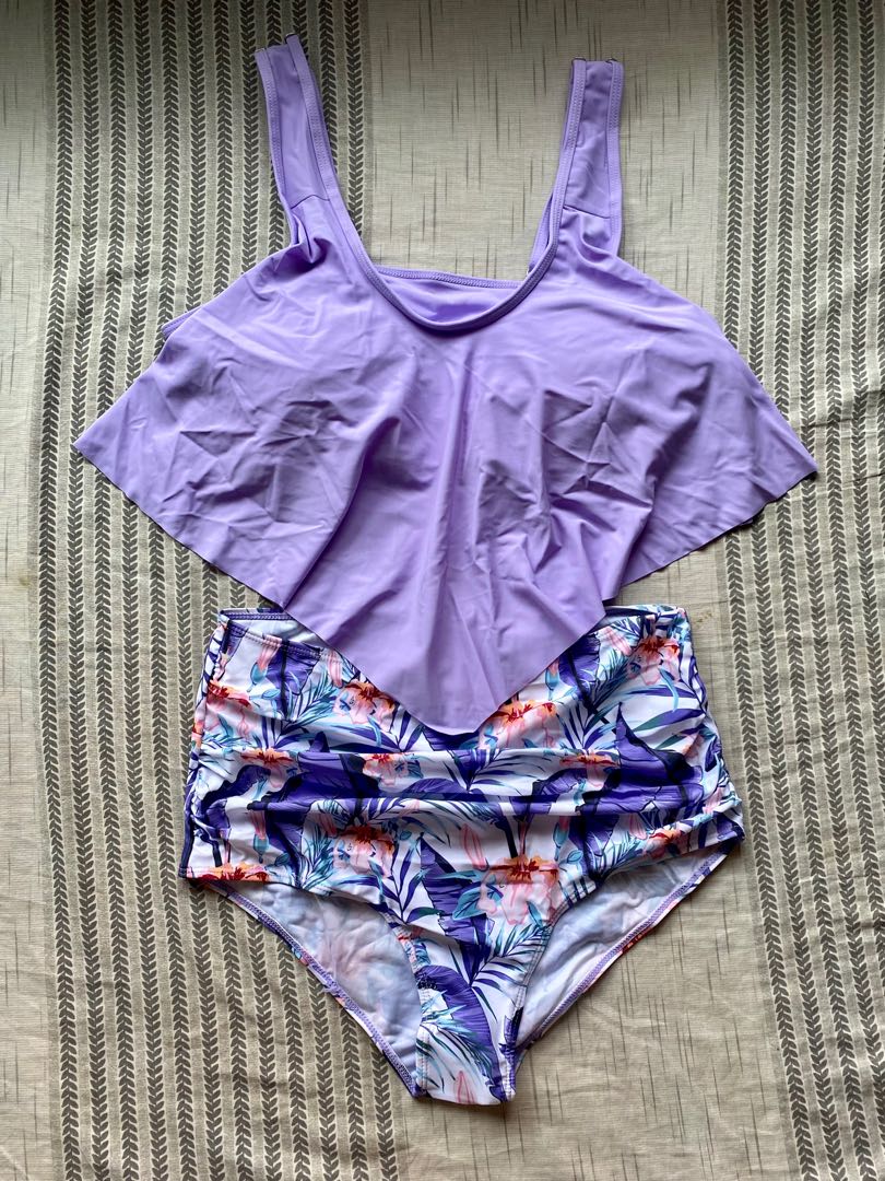 Shein Two Piece Swimsuit Womens Fashion Swimwear Bikinis And Swimsuits On Carousell