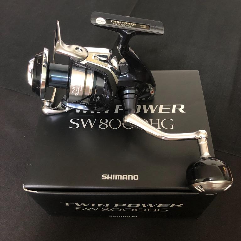 大物魚攪】SHIMANO Twin Power SW 8000HG, 運動產品, 釣魚- Carousell