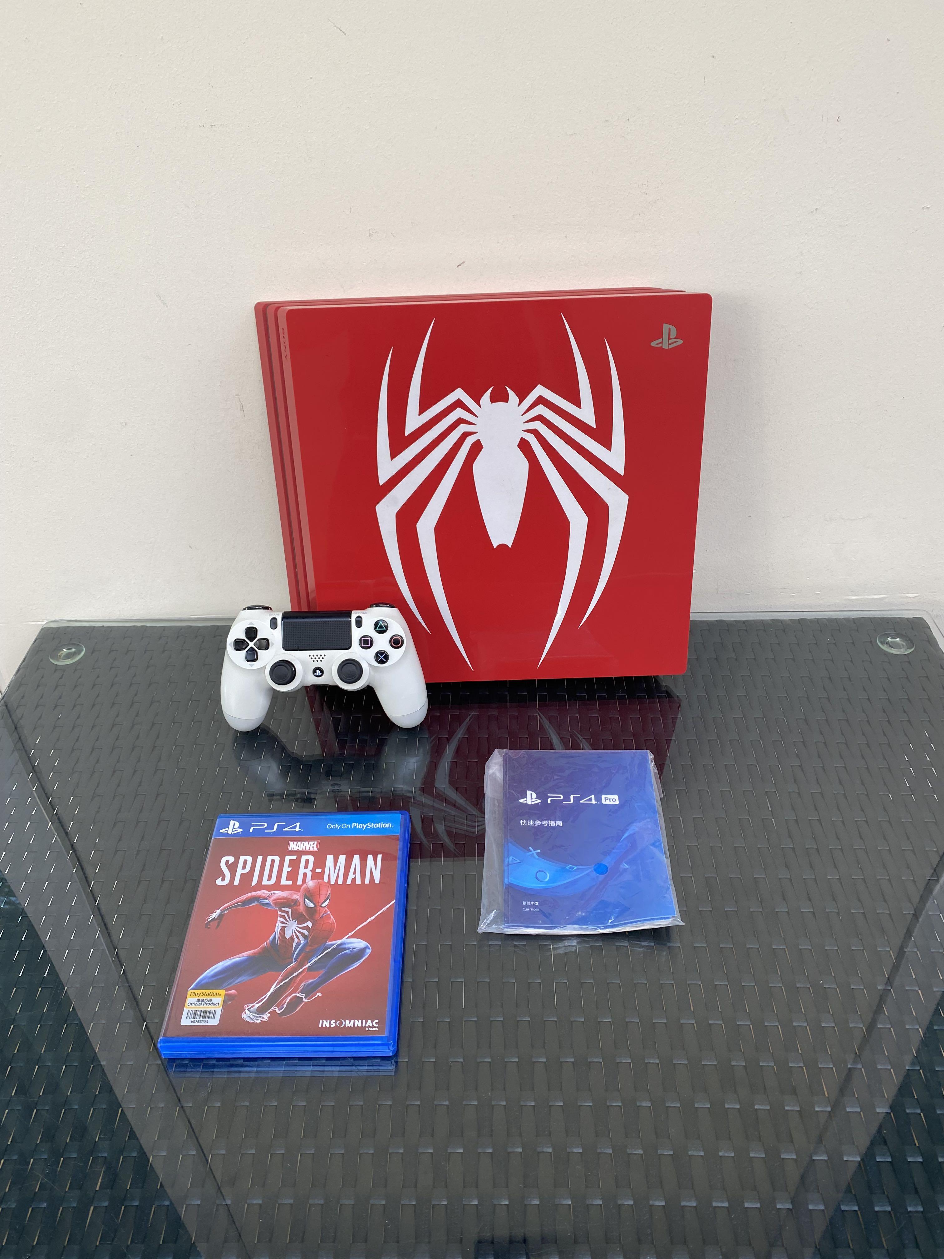 Sale Spider Man PS4 Pro with Spider Man Game Video Gaming