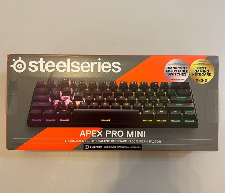 SteelSeries Apex Pro Mini 60% Wired Mechanical OmniPoint 2.0