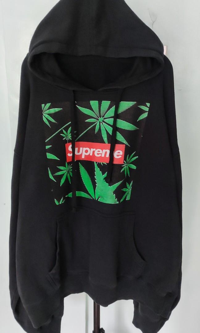 Supreme weed hoodie on sale