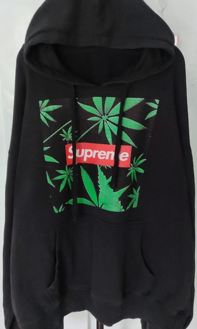Supreme shop weed hoodie