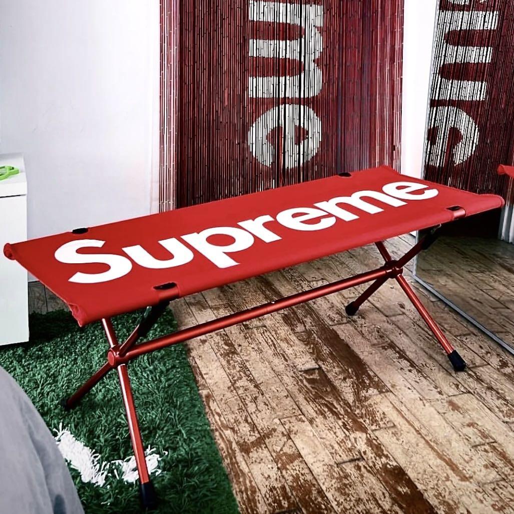 Supreme/Helinox Bench One, 傢俬＆家居, 傢俬, 椅子- Carousell