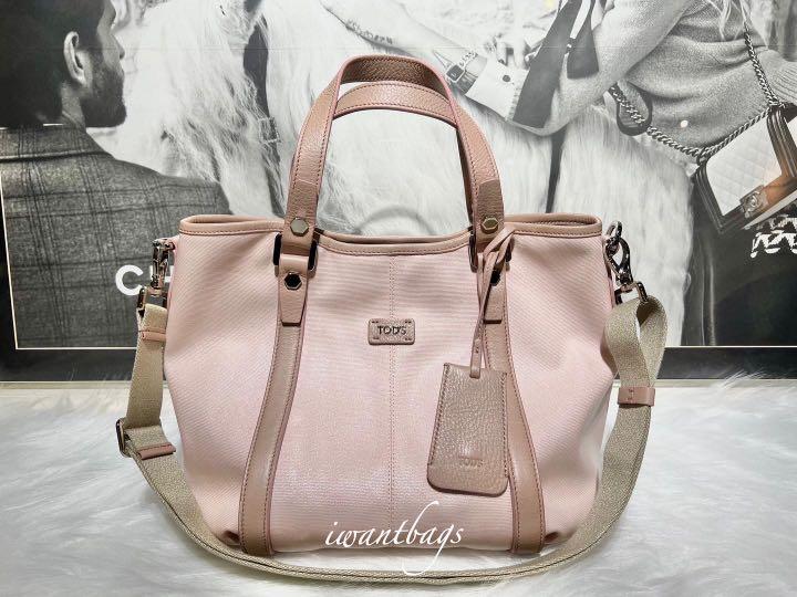 Tod's canvas sales bag