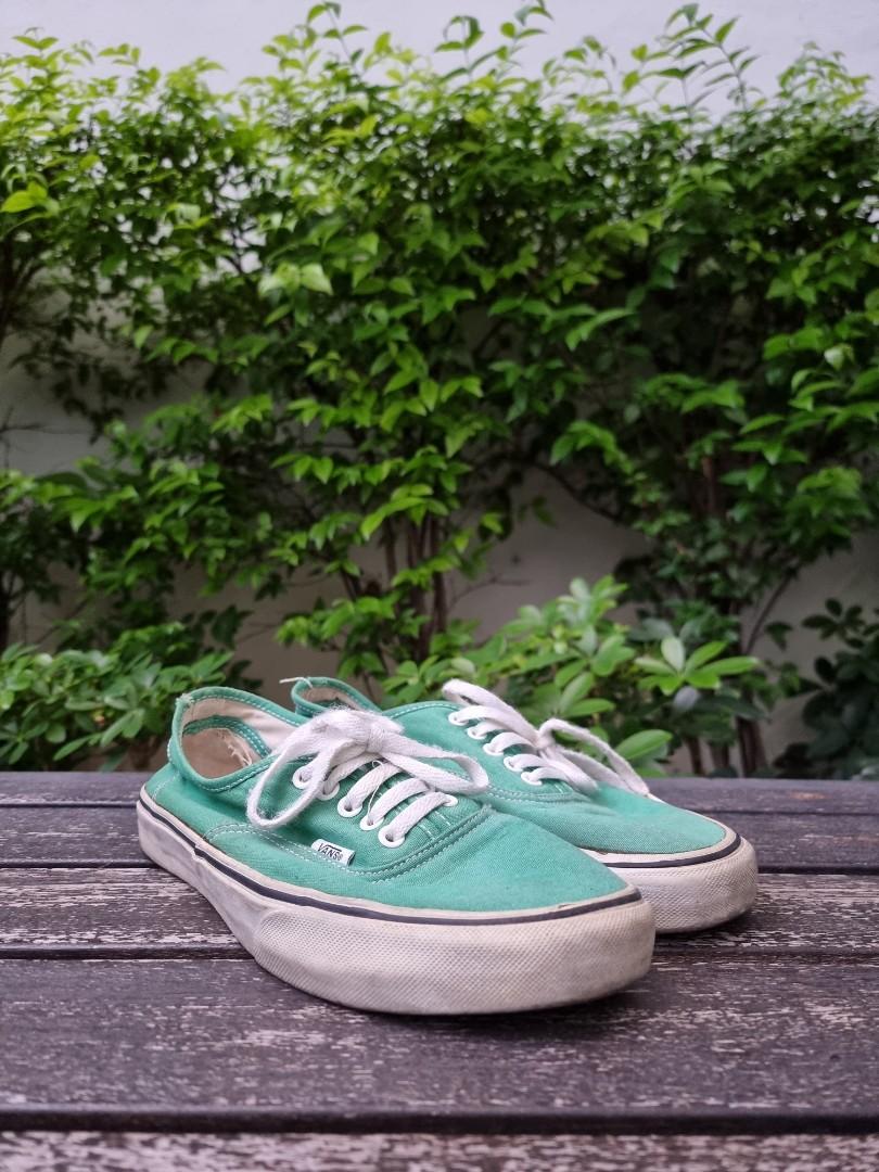 Grey turquoise vans hot sale
