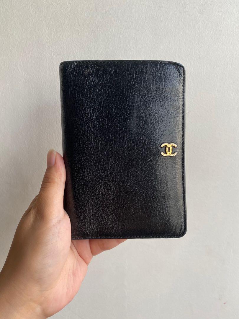 Rare Vintage CHANEL Passport Holder Wallet at Rice and Beans Vintage