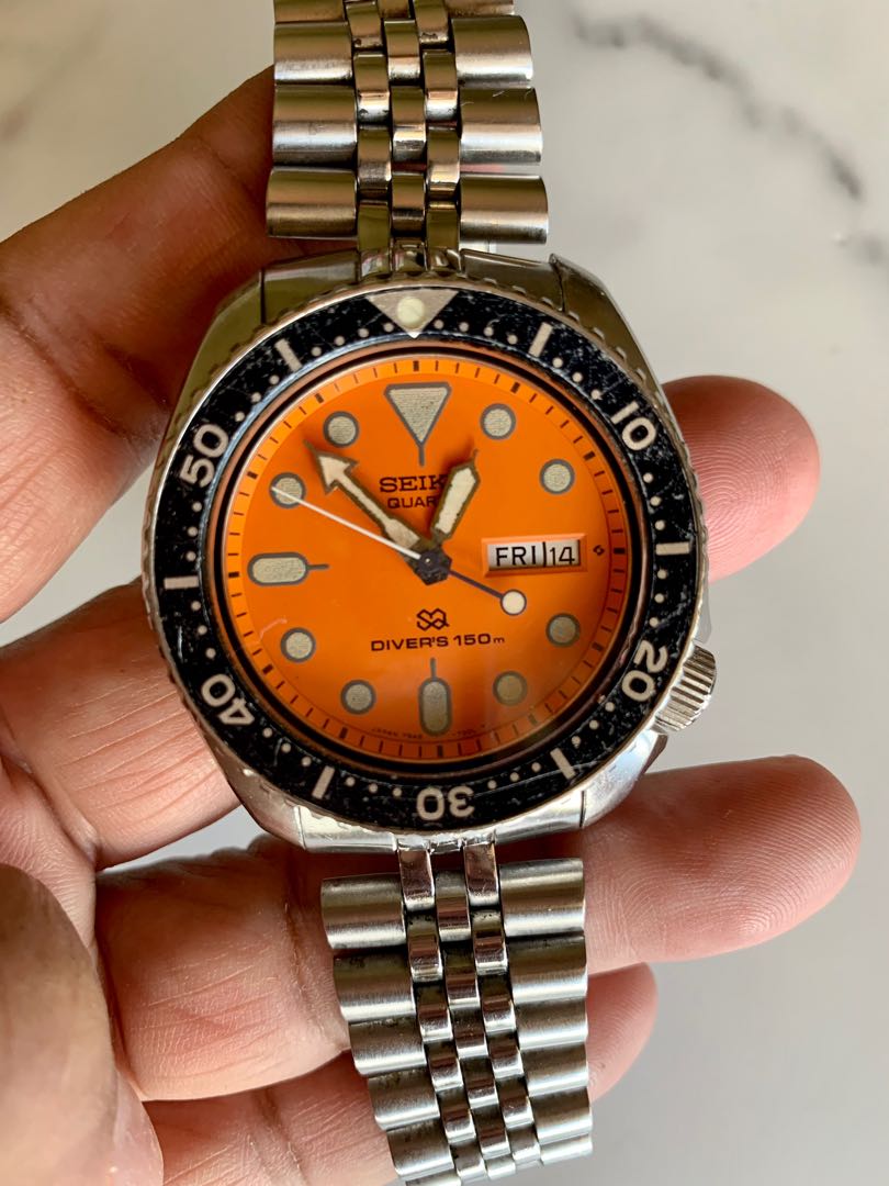 Vintage Seiko 7548-700H Orange Dial Diver, Men's Fashion, Watches &  Accessories, Watches on Carousell