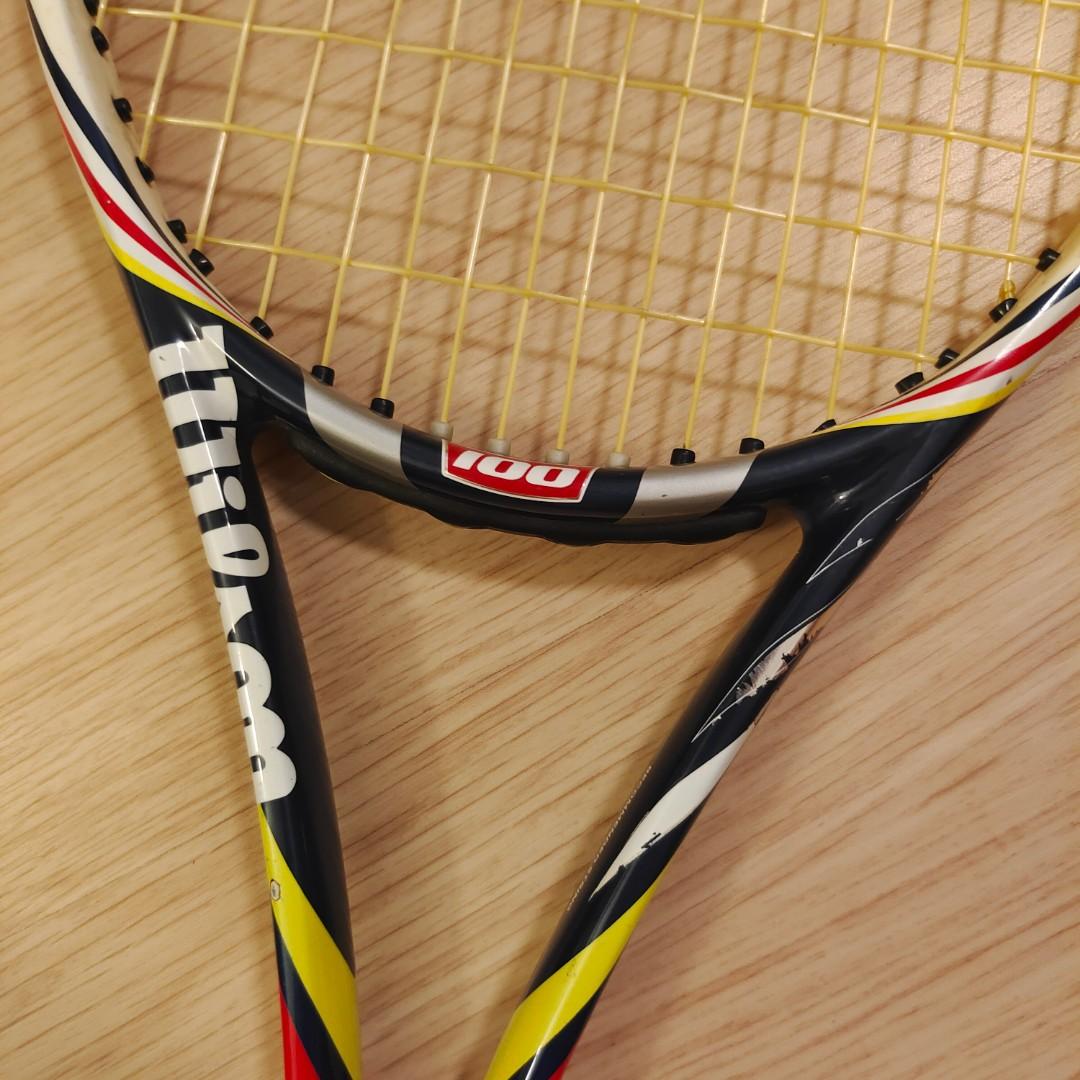 Wilson Steam 100 BLX Tennis Racquet (Grip 3), 運動產品, 運動與體育