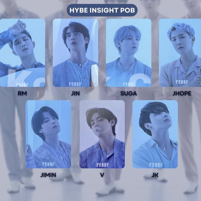 [WTS/WTT] BTS Proof Hybe Insight Lucky Draw PC for Weverse POB.