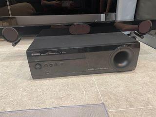 Yamaha SR-301 Soundbar and subwoofer with integrated receiver