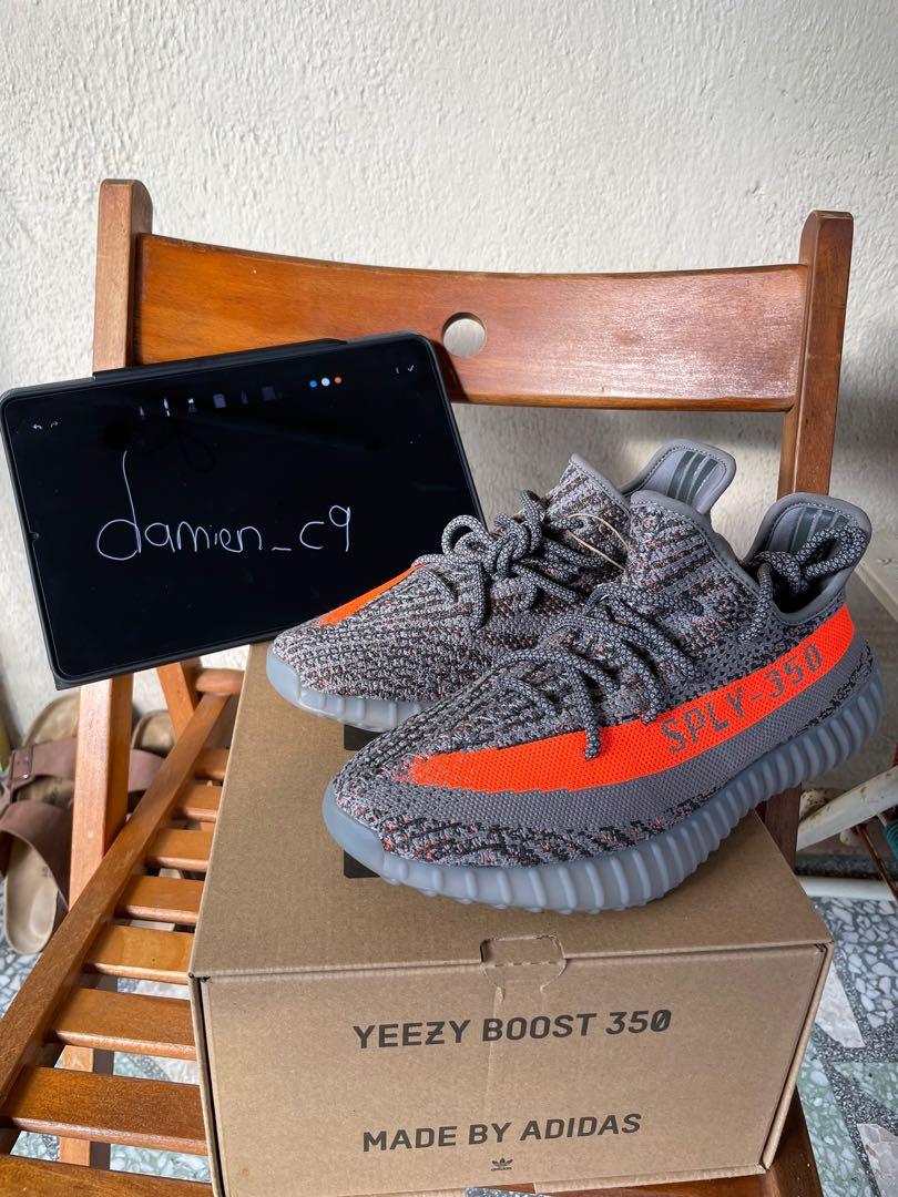 Yeezy Boost V2 reflective beluga Men s Fashion Footwear