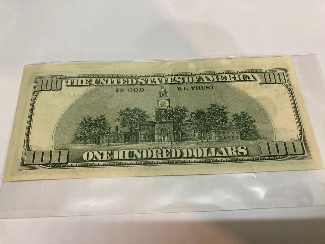100元舊美金, 興趣及遊戲, 收藏品及紀念品, 錢幣- Carousell