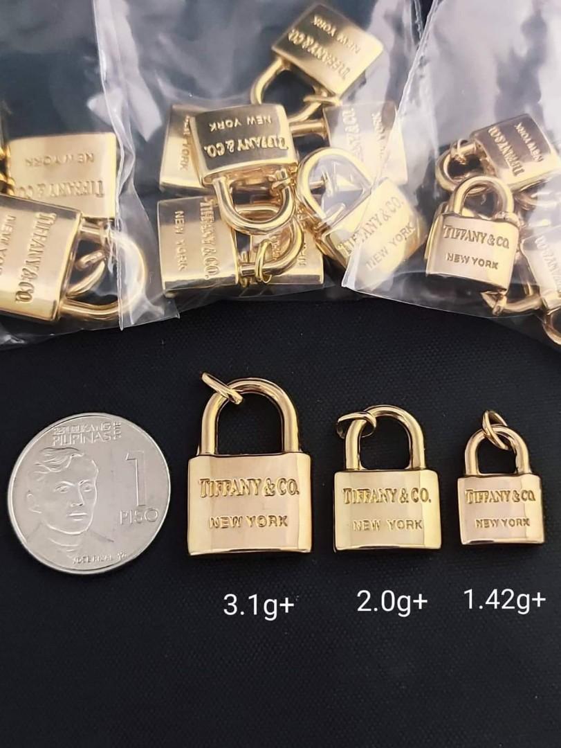 Tiffany and on sale co lock pendant