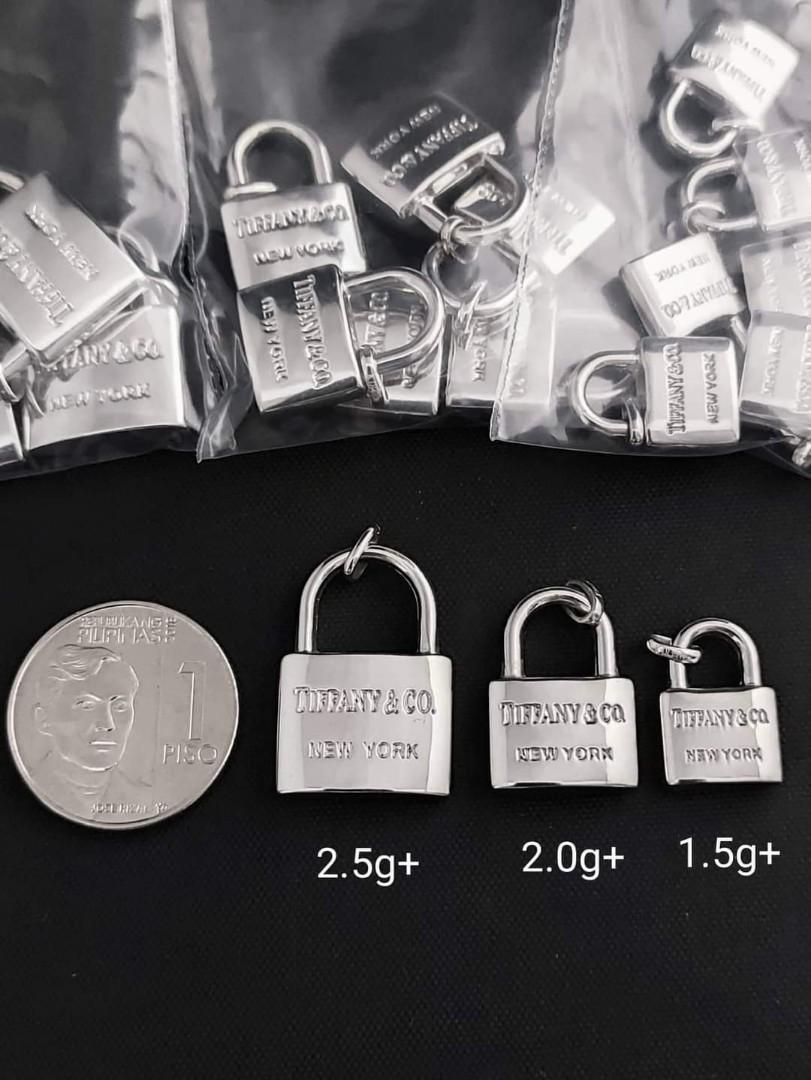 Tiffany and co lock pendant online