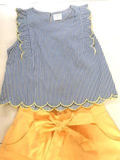 1 set Woman Blouse + Shorts
