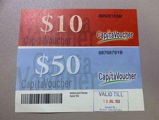$60 value for $55 Capitalland Voucher