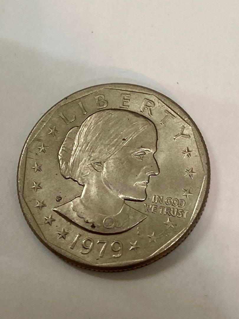 舊美元一元1979年, 興趣及遊戲, 收藏品及紀念品, 錢幣- Carousell