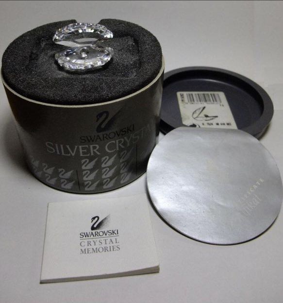 正品施華洛世奇水晶貝殼擺飾 Swarovski Crystal Shell 珠寶櫃擺飾鑽石晶鑽 款ㄣ 古董收藏 收藏品在旋轉拍賣