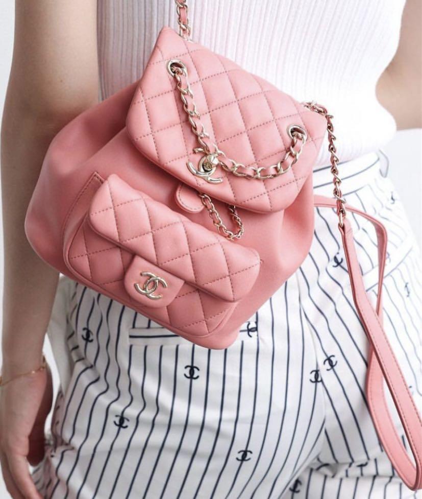 Pink chanel backpack Clearance