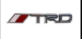: ELECTROVOX TRD with Logo Small Chrome Plastic Emblem