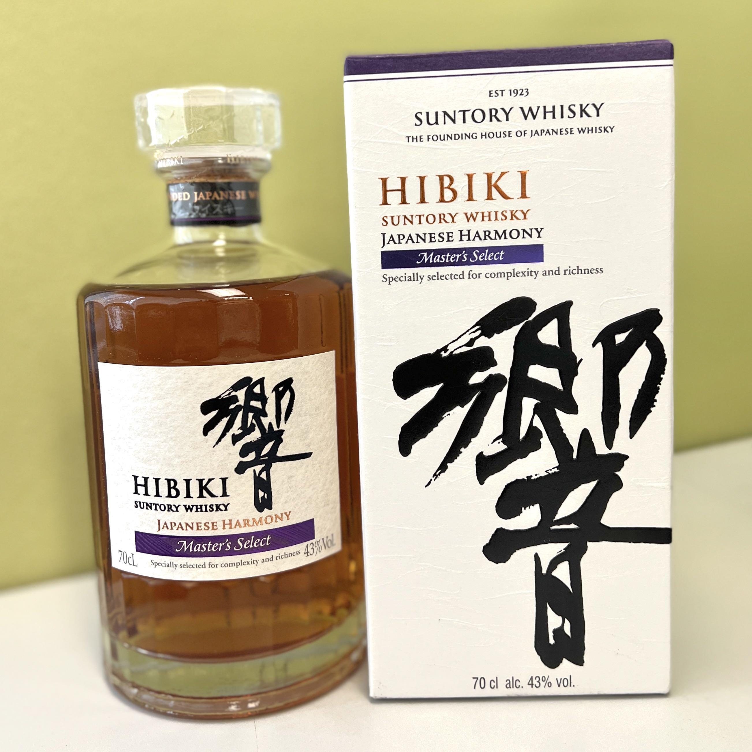 響HIBIKI Master's Select 日本威士忌700ml, 嘢食& 嘢飲, 酒精飲料