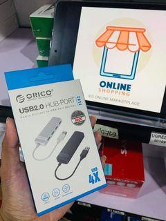 💯 Orico 4-Port Hub USB 2.0 Black FL02 ❗️❗️💯