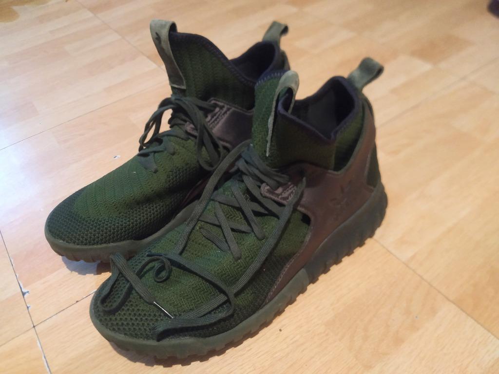Adidas Tubular X Primeknit Shadow Olive Green