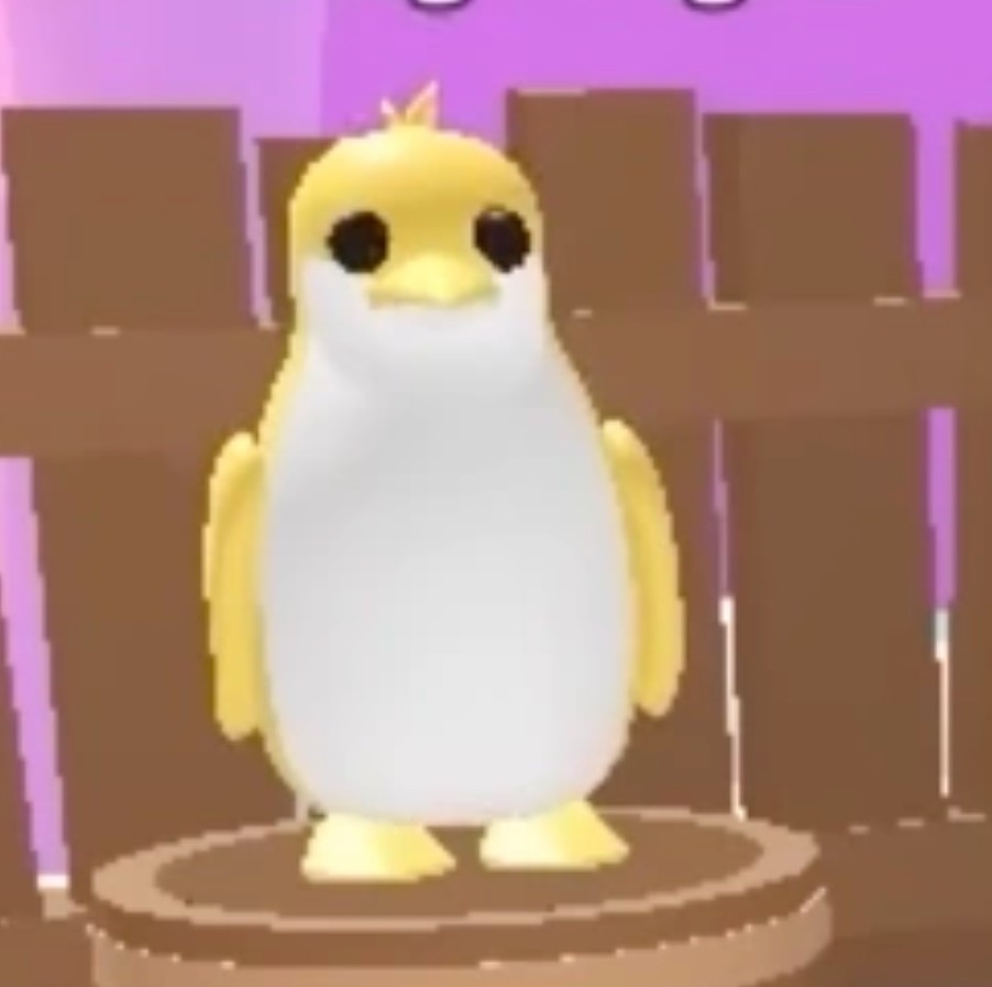 Adopt me pets golden penguin, Video Gaming, Gaming Accessories, In-Game