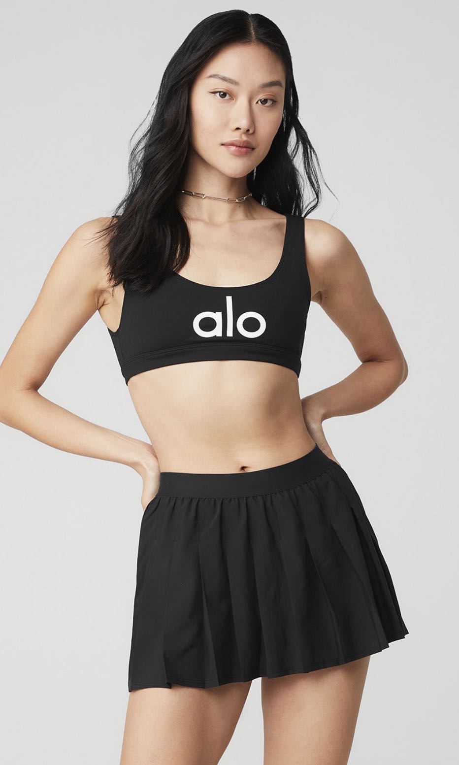 Alo Yoga Ambient Logo Bra