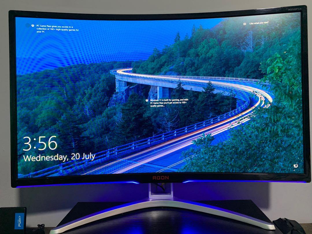 Aoc Ag322fcx 32inch 144hz Computers Tech Parts Accessories Monitor Screens On Carousell