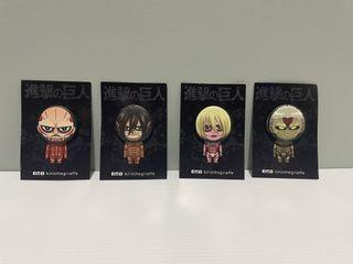 Attack on titan badges