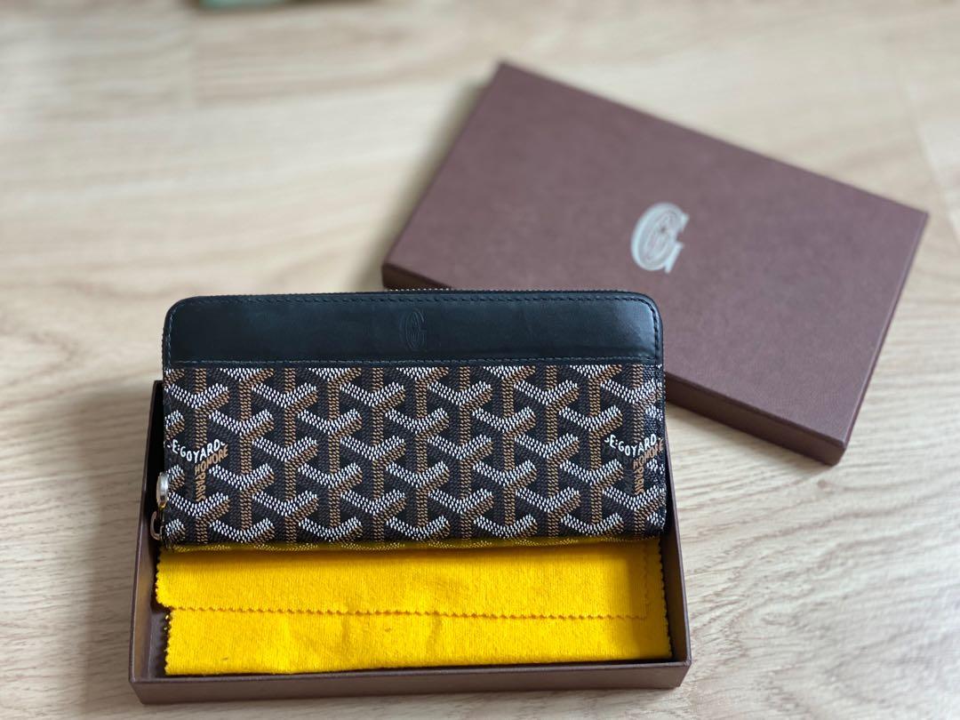 Goyard long wallet mens clearance