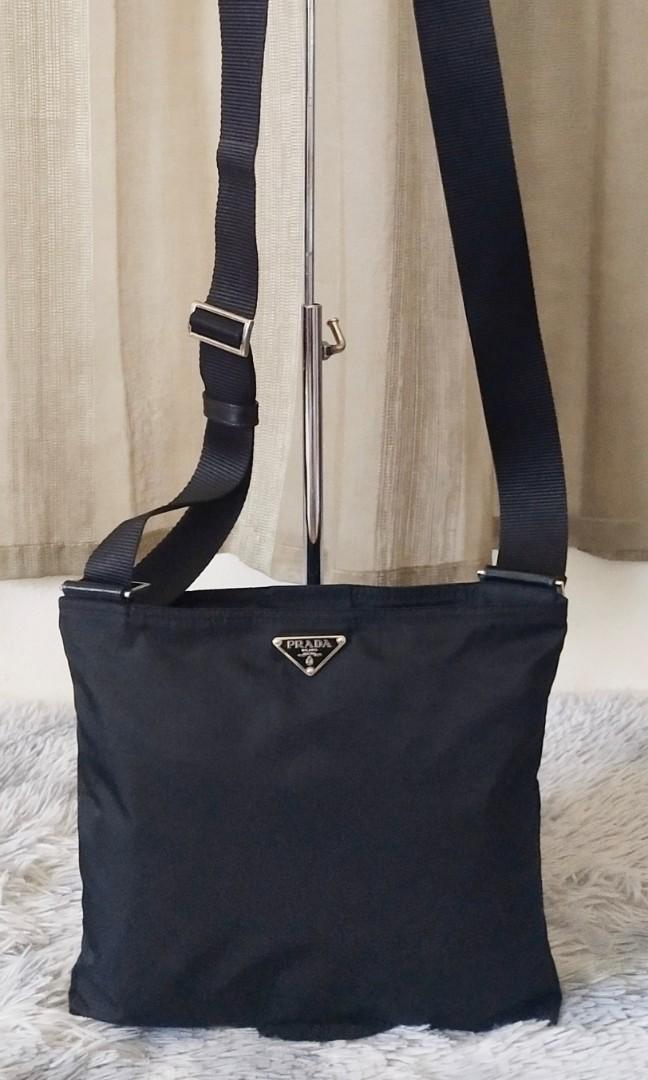 Authentic PRADA Sling/Crossbody Bag Nylon Rank A No Flaws No Discoloration,  Luxury, Bags & Wallets on Carousell