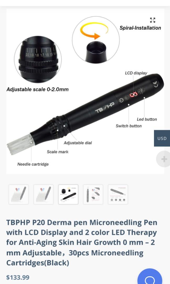 Auto Microneedle System LED Theraphy for Anti-Aging Skin Hair