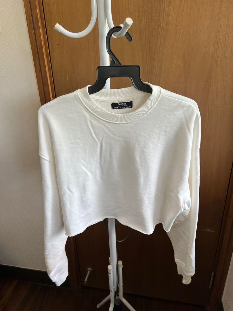 Bershka store white sweater
