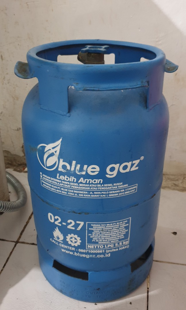 Blue gas 5.5kg (kosong), Kitchen & Appliances di Carousell