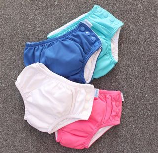 i play Unisex Reusable Absorbent Baby Swim Diapers - Swimming Suit Bottom