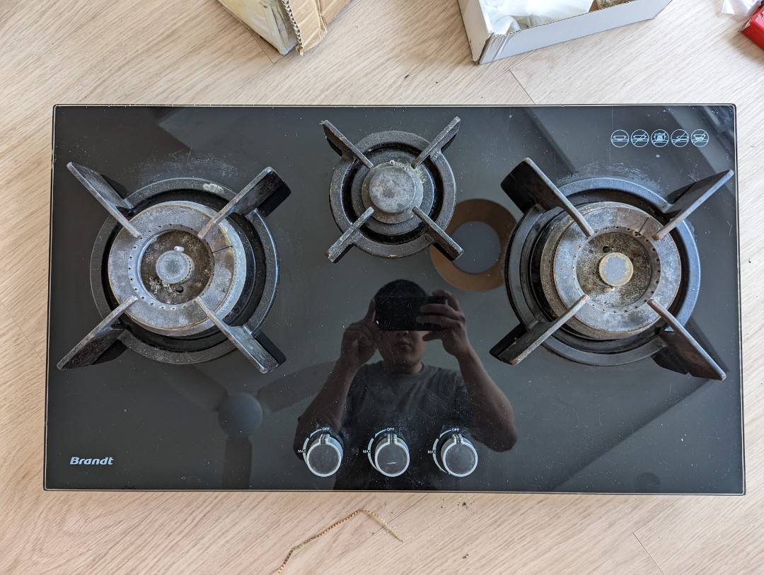Brandt TG 1483B gas hob for sale, TV & Home Appliances, Kitchen