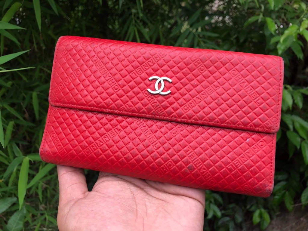 Chanel Leather Continental Wallet, Luxury, Bags & Wallets on Carousell
