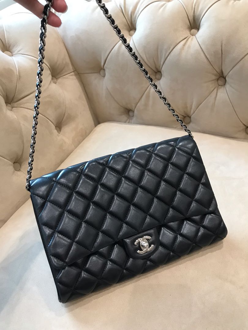 Chanel Timeless Clutch With Chain, Luxury, Bags & Wallets on Carousell