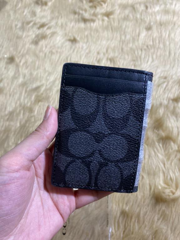 COACH Card Case Wallet Unisex, Women's Fashion, Bags & Wallets