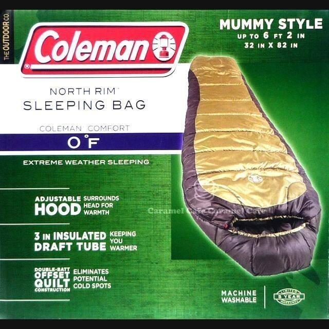 Coleman north rim 0 degree sleeping bag store