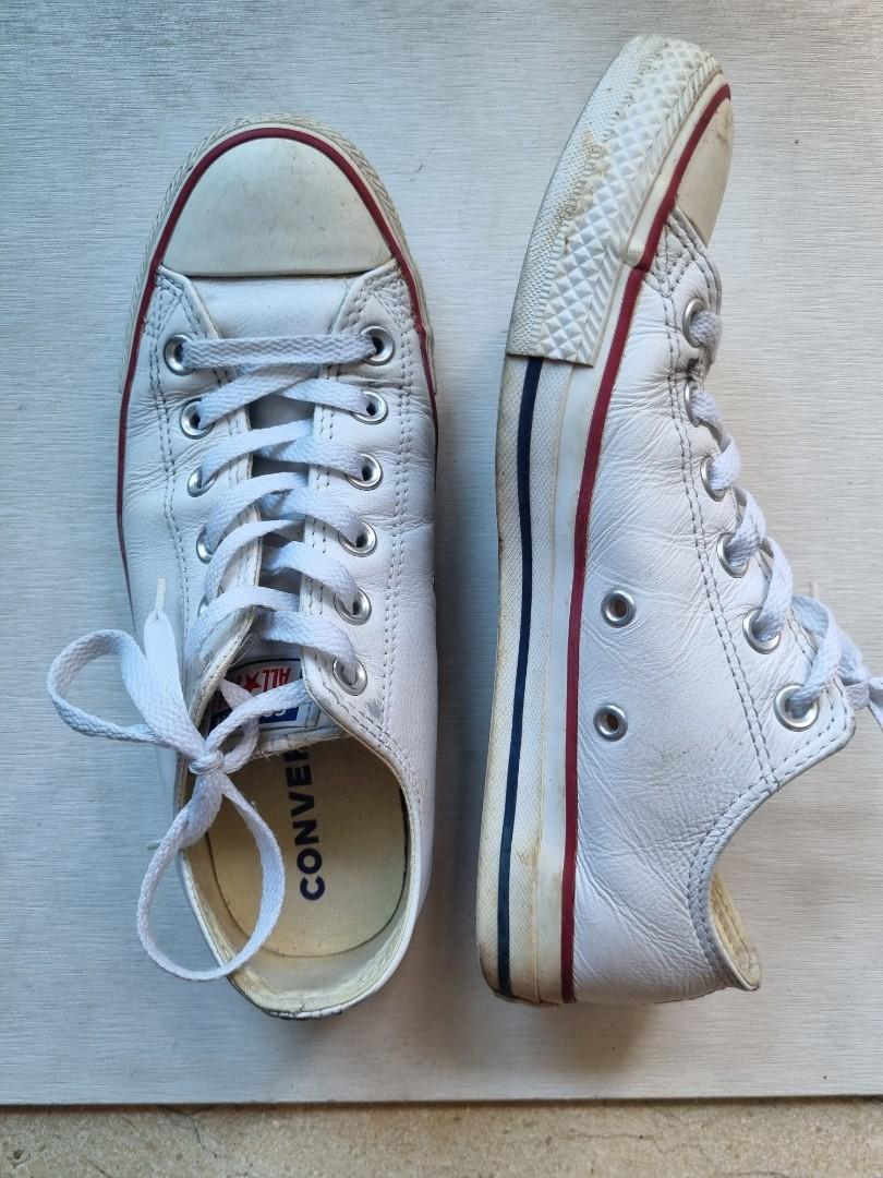 Converse Chuck Taylor All Star (Leather), Men's Fashion, Footwear, Sneakers  on Carousell