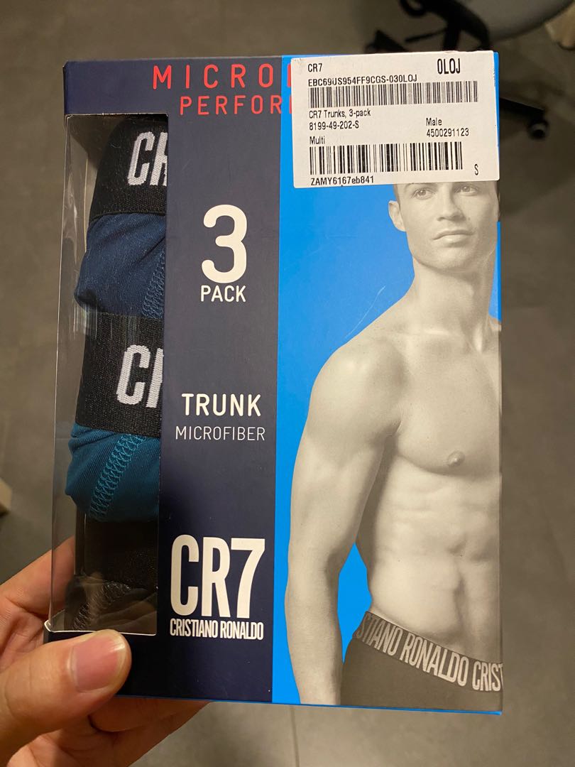 Cristiano Ronaldo CR7 - 3 pack trunk/boxer, Men's Fashion, Bottoms