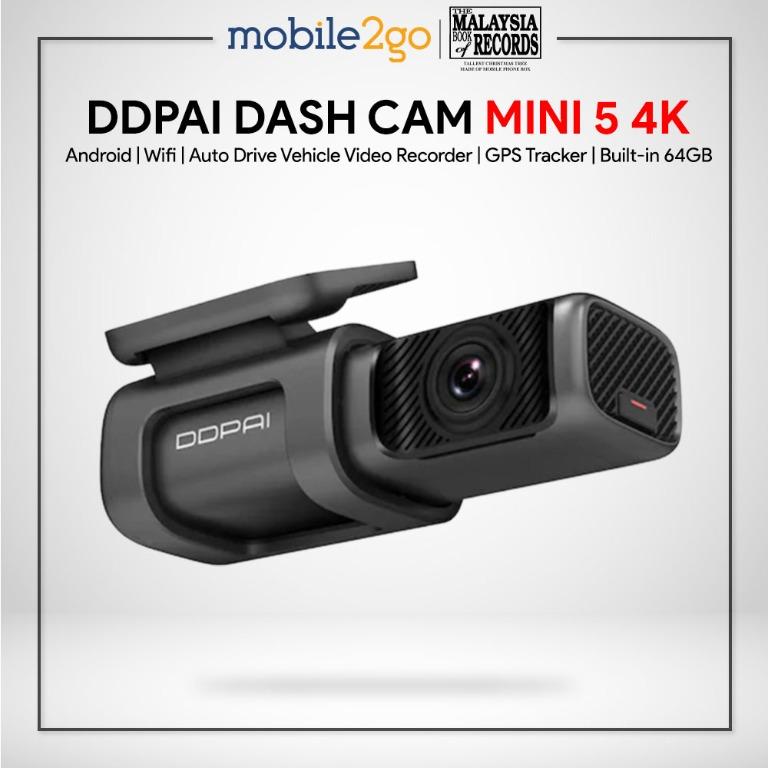 DDPAI Dash Cam Mini 5 4K 2160P HD DVR Car Camera Hidden Android Wifi Auto  Drive