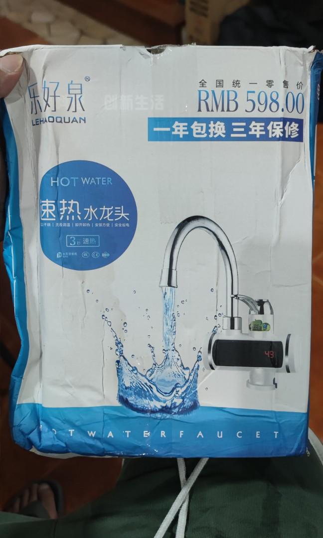 Digital Hot/Cold Water Faucet Pipe, Furniture & Home Living, Bathroom