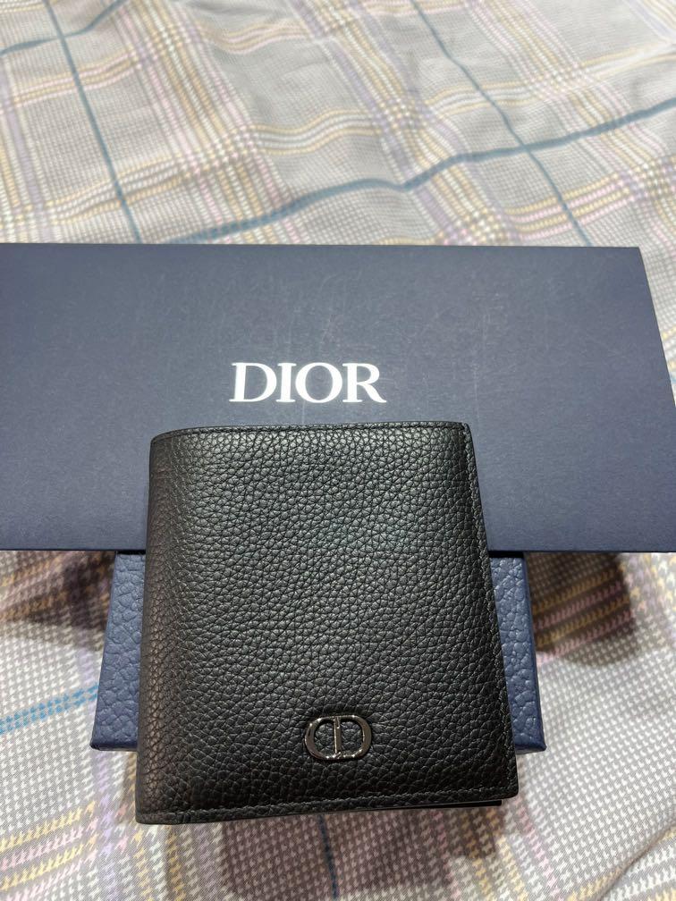 Dior Men's Oblique Jacquard Vertical Wallet
